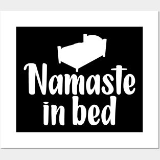 Yoga Shirt Namaste Posters and Art